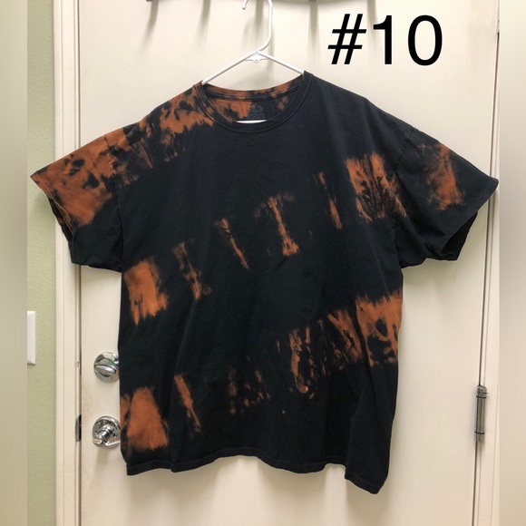 Tie dyed and Reverse (bleach) dyed shirts! #1-11 are all 2XL! 100% Cotton. - Picture 13 of 14